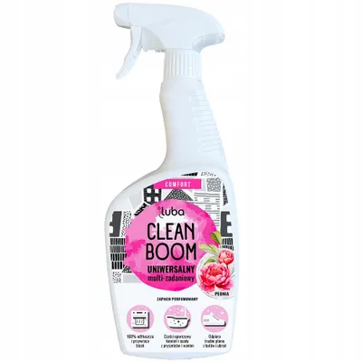 Zdjęcie produktu dla Luba Clean Boom Spray 600Ml - Uniwersalny, Wielofunkcyjny, Zapach Peonii