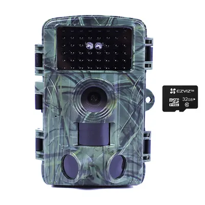 Produktbild von 4K WLAN Wildkamera mit HD Infrarot, wasserdicht IP66, Outdoor Überwachungskamera mit Bildschirm für Jagd, Wildbeobachtung und Outdoor-Aktivitäten