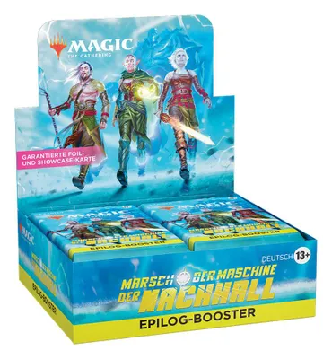 Zdjęcie produktu dla Magic the Gathering March of the Machine: The Reverberation Epilogue Booster Display (24) niemiecki