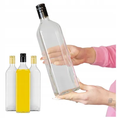 Produktbild von Bimberek Marasca Glasflasche 1000ml für Öl Essig Spirituosen