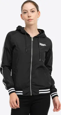 Image de Femmes Veste coupe-vent avec capuche MERIDEN Black XS Lonsdale