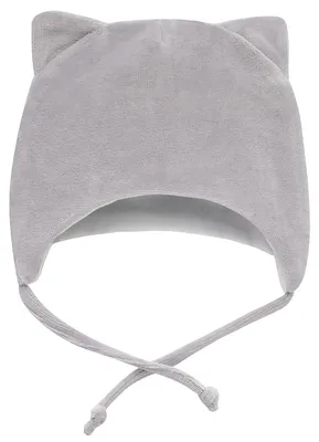 Productafbeelding van Pinokio gebreide muts, grijs velours, voor jongens, maat 38-50 (47)