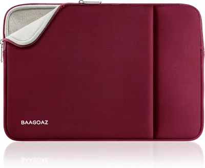 Produktbild von Laptophülle 14 Zoll, rot, schützend, für unterwegs