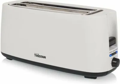 Zdjęcie produktu dla Tristar BR-1057, 4 kaw., Biały, Plastik, Przyciski, Obrotowy, 1400 W, 230 V