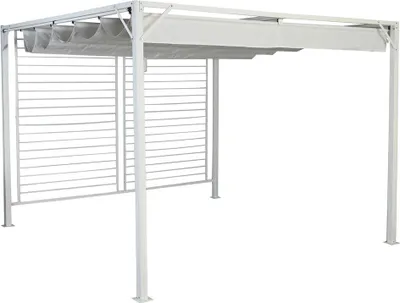 Produktbild von Pergola dkd home decor biela 296 x 296 x 225 cm oceľ