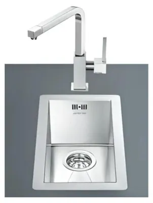 Immagine prodotto di Lavello incasso monovasca filotop 26.7x46.4 Smeg VQ20 inox