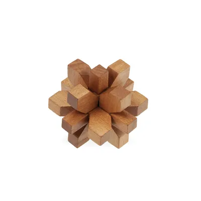 Produktbild von Holzpuzzle Igel zum Auseinandernehmen & Zusammenbauen, Schwierigkeitsgrad 4/5 für Profis