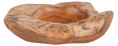 Obrázek produktu pro Dekorativní mísa Rio z přírodního teaku s organickým tvarem, ø 20 × 8 cm