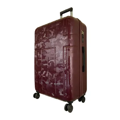 Produktbild von ABS Großer Reisekoffer Camo 76 cm Hartschale Trolley Größe L rotbraun