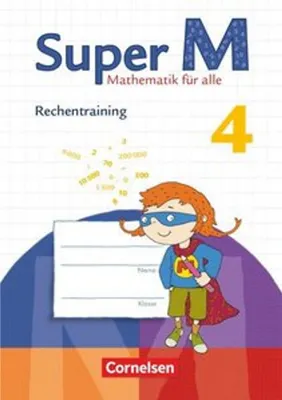 Immagine prodotto di Super M 4. Schuljahr. Arbeitsheft Rechentraining