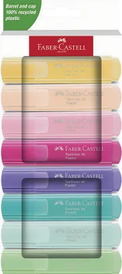 Immagine prodotto di FABER-CASTELL TL 46 Evidenziatore pastello, colori assortiti, 8 pz.