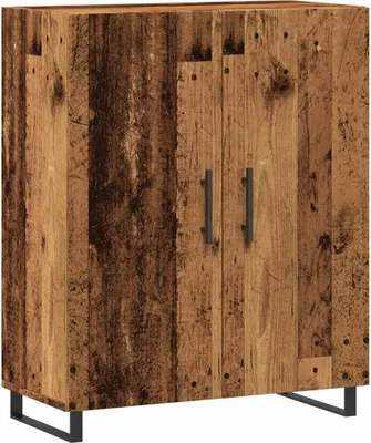 Zdjęcie produktu dla Szafka, stare drewno, 69,5x34x90 cm, materiał drewnopochodny