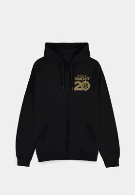 Produktbild von World Of Warcraft Kapuzenjacke Herren 20th. Anniversary schwarz M