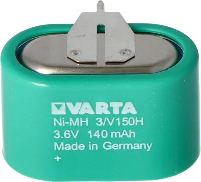 Produktbild von Varta 3/V150H NiMH Akku aufladbare NiMH Knopfzelle 55615303059