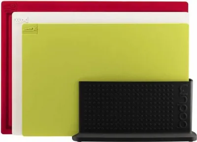 Produktbild von Bodum "Bodum BISTRO Schneidebrett Set mit Halter 36x26 cm"