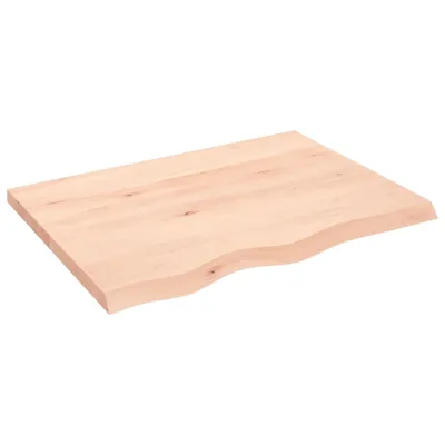 Obrázek produktu pro vidaXL Nástěnná police 80x60x(2-4) cm dubový masiv neošetřený