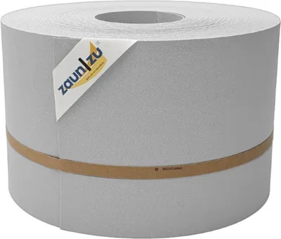 Produktbild von Sichtschutzstreifen zaun|zu PREMIUM 50m Rolle PP Zaunblende für Doppelstabzaun Lichtgrau, 50m