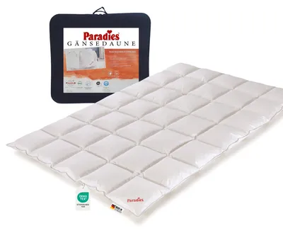Produktbild von Paradies Gänsedaunen Bettdecke Melinda Daunendecke medium warm 135x200