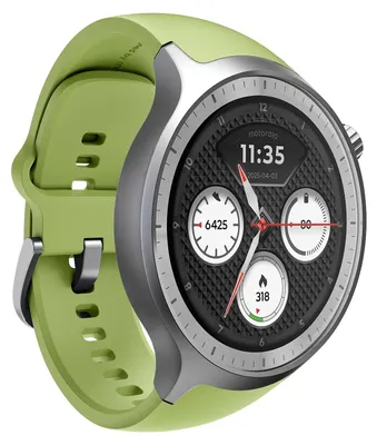 Zdjęcie produktu dla Motorola Moto Watch, 3,63 cm (1.43"), OLED, Ekran dotykowy, 4 TB, GPS, 40 g