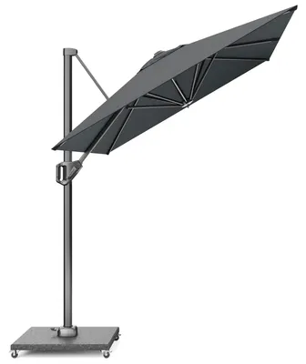Produktbild von Sonnenschirm eckig Voyager T¹ Basic | hinten kippbarㅤ3.0 x 2.0 Meter 3 Anthrazit | Anthrazit