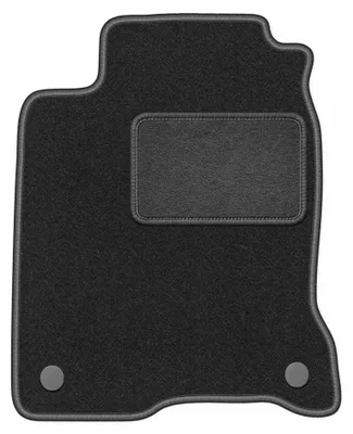 Produktbild von Fahrermatte Velours für Renault Laguna III 2007-2015 (Coupé) – 1-tlg, Graphit, passgenau – Wielganizator LUX
