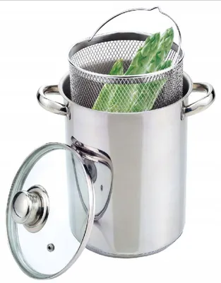 Zdjęcie produktu dla GARNEK Do Gotowania SZPARAGÓW Makaronu Frytek na SZPARAGI Warzywa 4L 7209