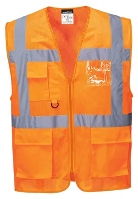 Image de Portwest C376 ATHEN MESH AIR EXEKUTIV WESTE Orange Gr. XXXL