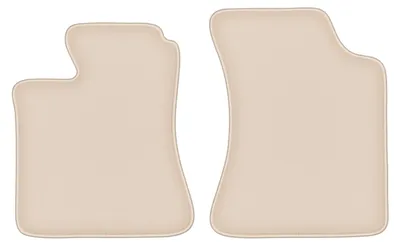Produktbild von DURBAN Beige Velours-Fußmatten vorne für Volvo 440/460 Limousine (1988-1996)