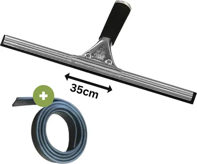 Produktbild von Profi Fensterwischer 35cm Abzieher Fensterreinigung Gummiabzieher + Gummilippe