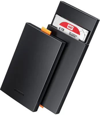 Zdjęcie produktu dla Ugreen kieszeń obudowa dysku SSD / HDD 2.5'' USB 3.0 SATA czarna (CM237)