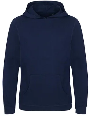 Image de Ecologie EA040 | Sweat à capuche Lusaka pour femme / 70% coton régénéré - Couleur : Navy - Taille : S