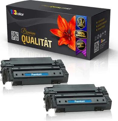 Produktbild von 2x Kompatible Tonerkartuschen für Canon LBP312 LBP312 dn LBP312 dnf LBP312 Series LBP312 x 0453C002 041H Schwarz Black - Color Plus Serie