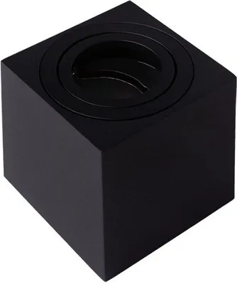 Zdjęcie produktu dla Reflektor spot Spot czarny 1xGU10x35W aluminium wym:8,4x8x8cm IP20 Ecolight