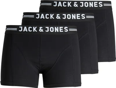 Produktbild von Jack & Jones Boxershort Herren SENSE TRUNKS 3-PACK schwarz XXL