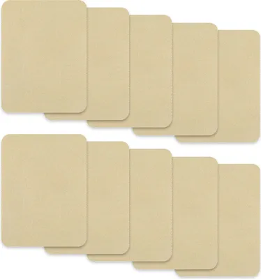 Produktbild von INF Selbstklebende Flicken zur Kleiderreparatur, 10 Stück Khaki