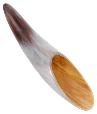 Produktbild von Gua Sha Massagestab aus Ochsenhorn 18-20cm für Meridianstimulation und Entspannung