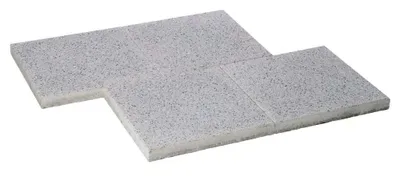 Produktbild von Beton Terrassenplatte iStone Brilliant marmor-weiß 40 cm x 40 cm x 4 cm