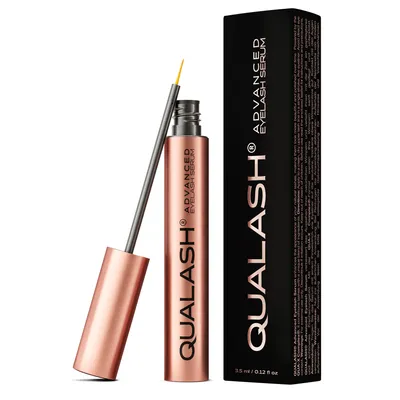 Zdjęcie produktu dla QUALASH Zaawansowana Odżywka Do Rzęs, 3,5 ml Serum do Rzęs które Wydłuża, Zagęszcza i Wzmacnia Efekty po 4 tygodniach z formułą QUA-X CompleX