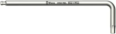 Produktbild von Wera 3950 PKL Winkelschlüssel, metrisch, Edelstahl