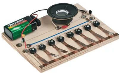 Produktbild von Elektronik-Miniorgel, Schüler-Lötbausatz