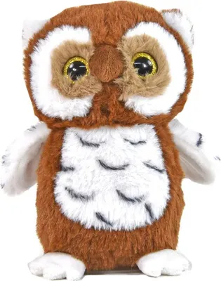 Produktbild von Kögler Labertier Eule Hedwig äfft alles nach Kuscheltier Plüschtier Braun 18 cm