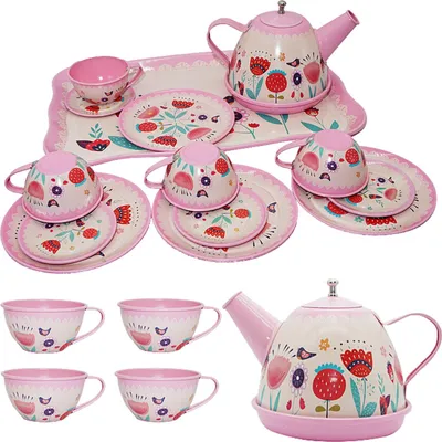 Produktbild von Teeservice Kaffeekanne Teetasse Tablett Schönes Küchenset