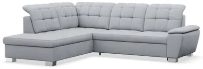 Produktbild von Selsey Jamaal - Ecksofa mit Schlaffunktion und Stauraum, linksseitig, hellgrau