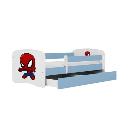 Produktbild von Kocot Kids Kinderbett Babydreams Spiderman mit Schublade 180x80 cm ohne Matratzein blau