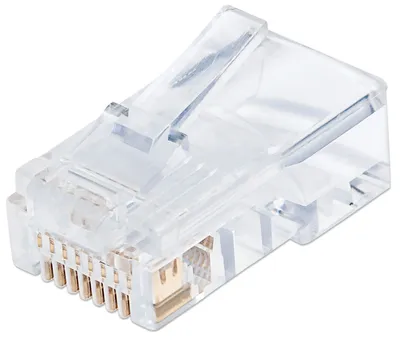 Produktbild von INTELLINET Modularstecker RJ45 Cat5e UTP 3-Punkt 100 Stk.