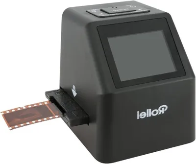 Productafbeelding van Dia Film Scanner - Negatieven Omzetten - Oude Foto's Digitaliseren - 2.4 Inch Kleurendisplay - 2400 DPI Resolutie - Zwart
