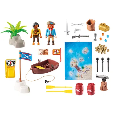 Image de PLAYMOBIL 9328 Play Map Piraten