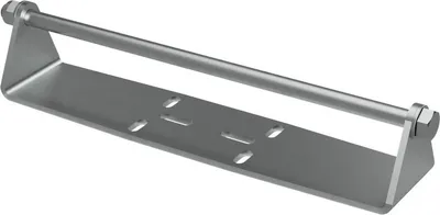 Produktbild von Kielrollenhalter B mit Achse für Seitenrolle Sliprolle Kielrolle Bootstrailer verzinkt SUPROD, 400 mm