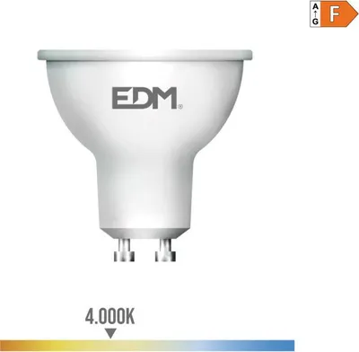 Image de Ampoule Led Gu10 8w 4000k Edm éclairage Naturel Puissant Et économique - Edm