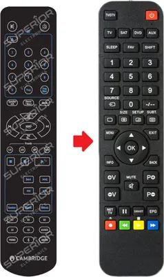 Produktbild von Ersatz Fernbedienung passend für Cambridge Audio RC-AXR85 / AXR85